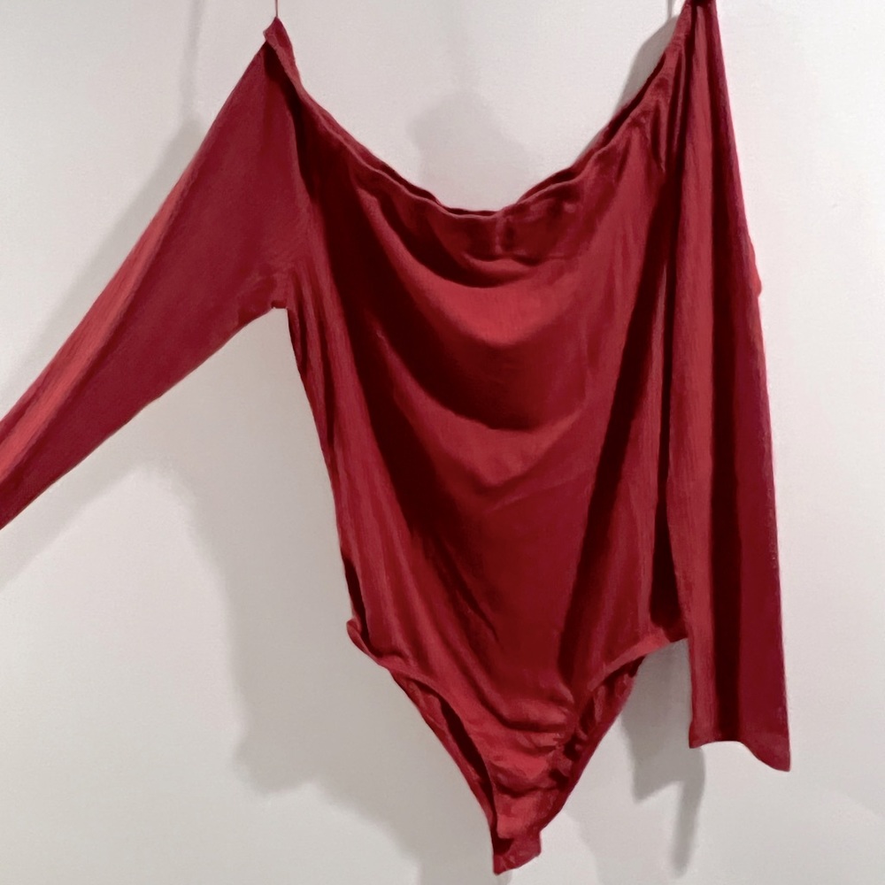 Off the shoulder body suit